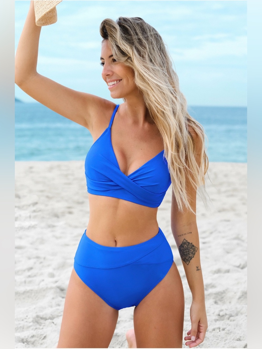 CUPSHE Wrap Bralette Bikini Top